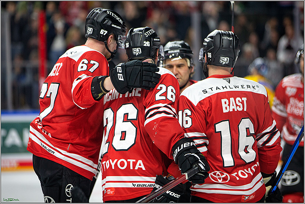 PENNY DEL; Koelner Haie- Duesseldorfer EG; Koeln, 02.01.2023